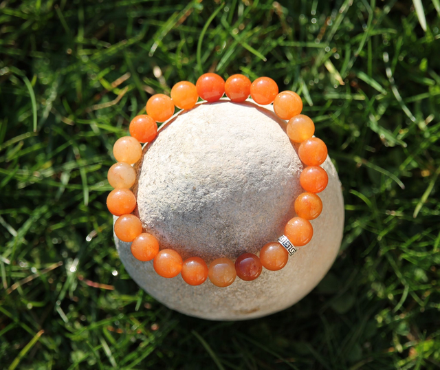 Bracelet aventurine orange
