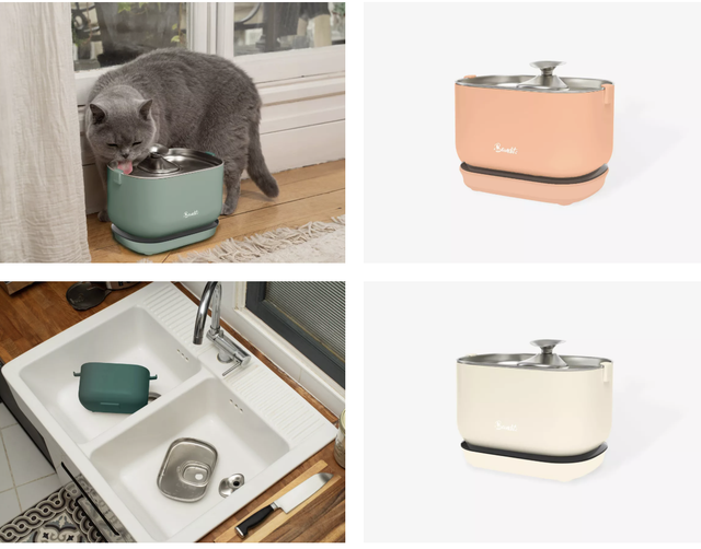 Fontaine à eau sans fil +1 filtre 