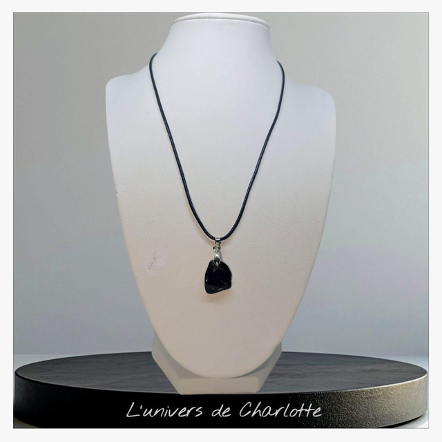 Pendentif "Tourmaline Schorl" TS-006