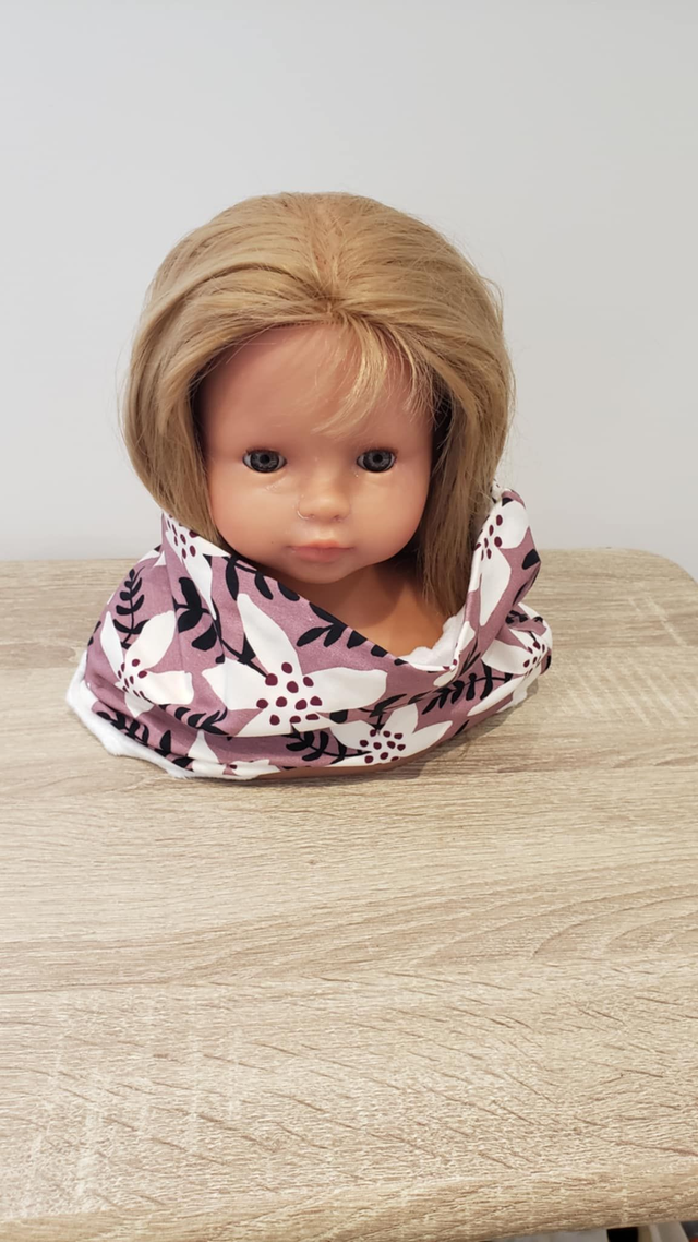 Tour de cou bébé fleure