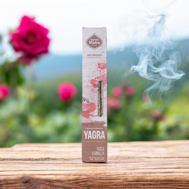 Yagra - Rose et Vanille - Encens Sagrada Madre