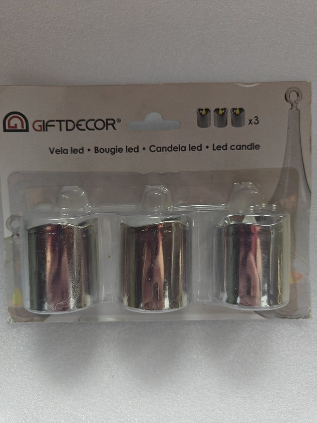 LED-kynttilä 3kpl - Giftdecor