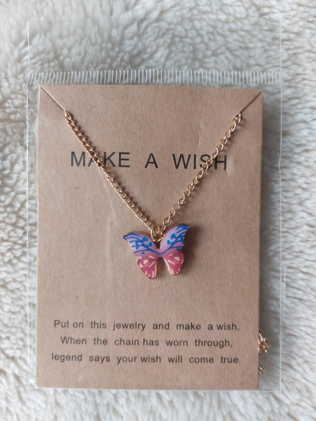 Make me a wish butterfly necklace 