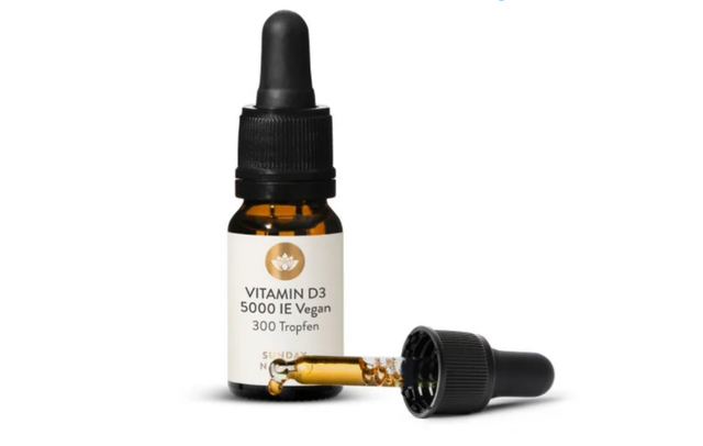 Sunday - VITAMIN D3 5000 IE HOCHDOSIERT 300 TROPFEN VEGAN