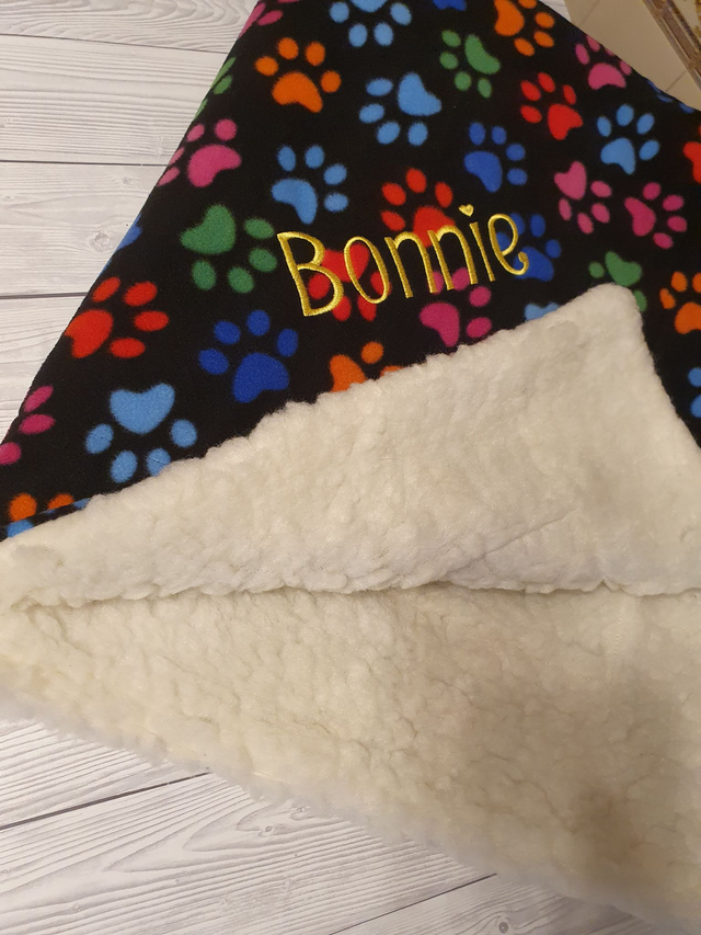 Medium Pet Blanket, Dog Blanket, Cat Blanket - can be personalised