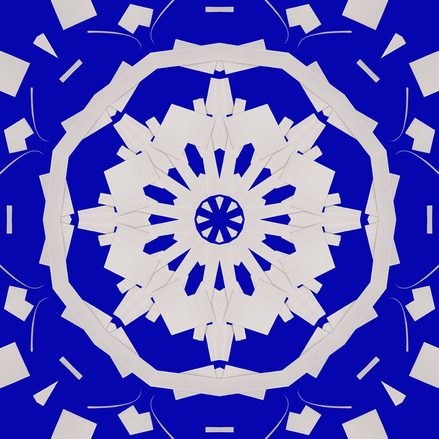 Blue & White Mandala III