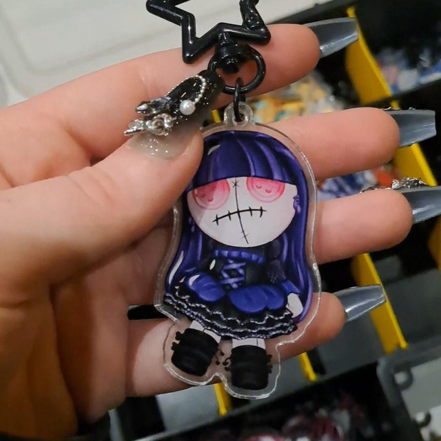Vampire Actress Acrylic Keychain