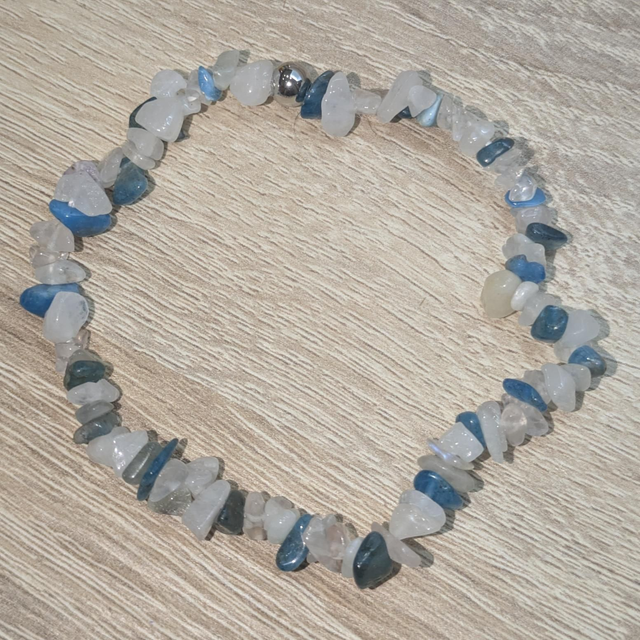 Bracelet "Apatite & Cristal de roche" baroque BR-234