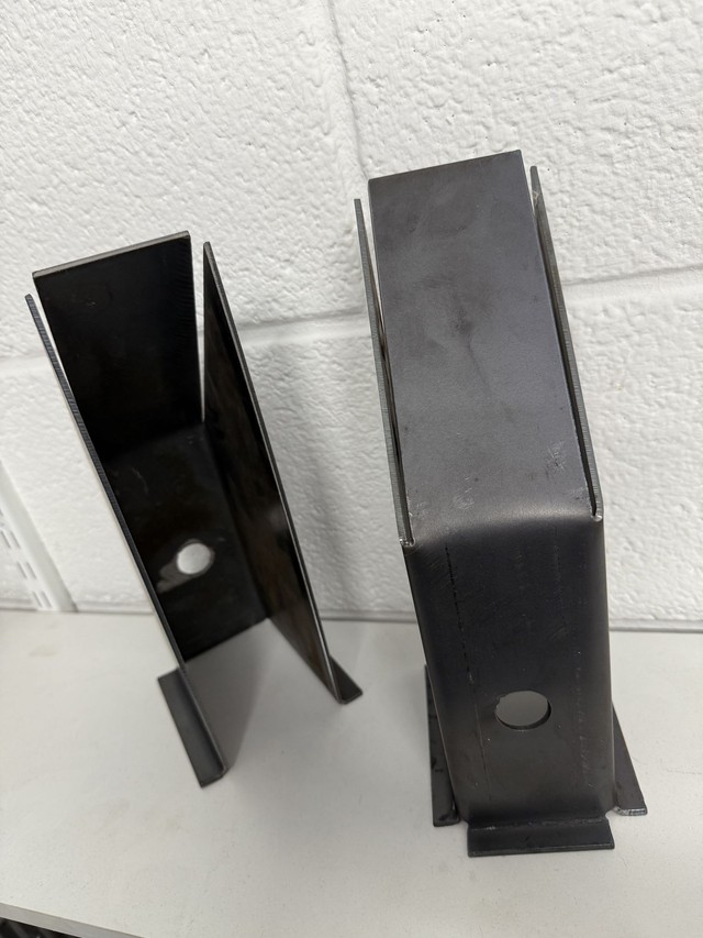 Vauxhall Vivaro Replacement Weld-on Front Jacking Box. ( One pair in 2mm Mild Steel)