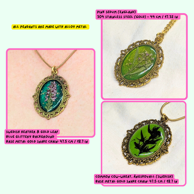 Vintage Flower Pendant | Necklace