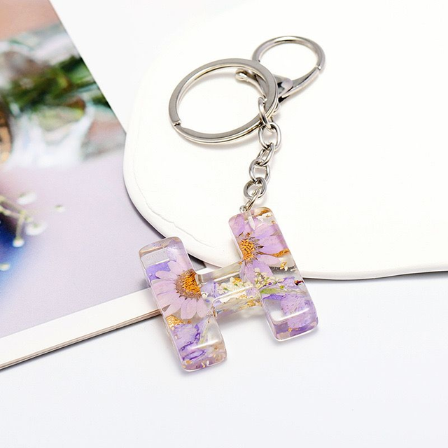 Alphabet Key Rings