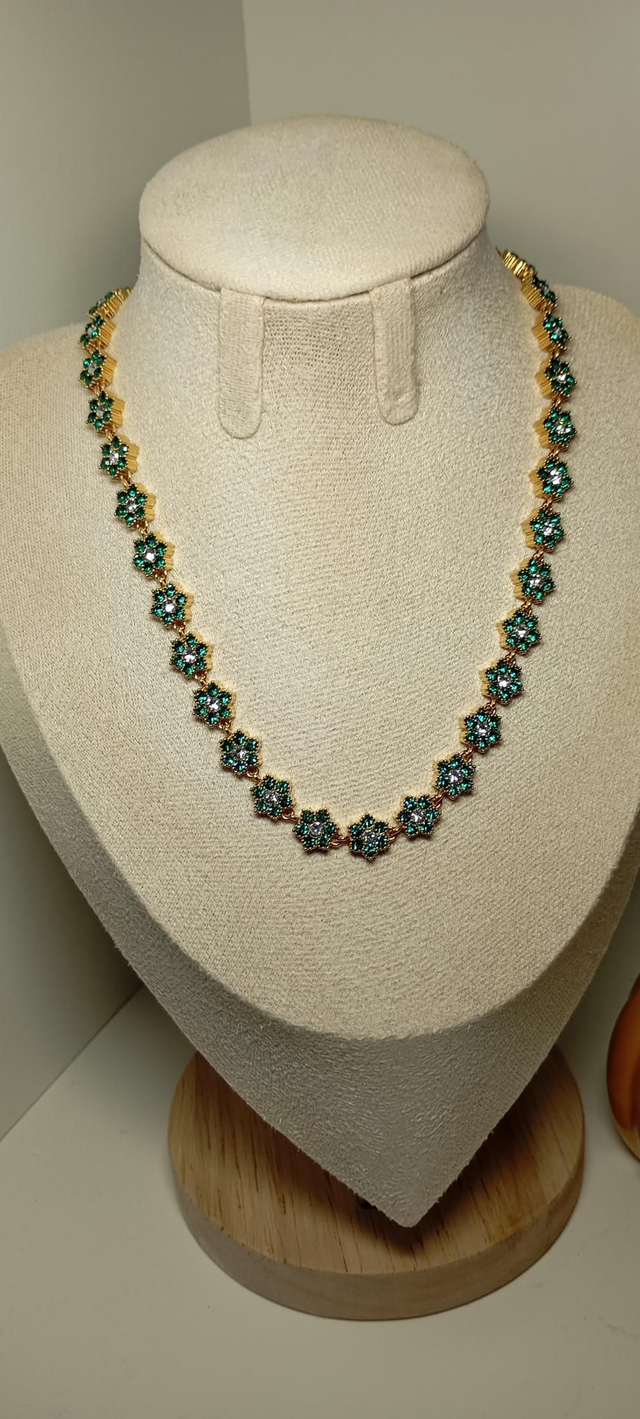 Collier Halima émeraude