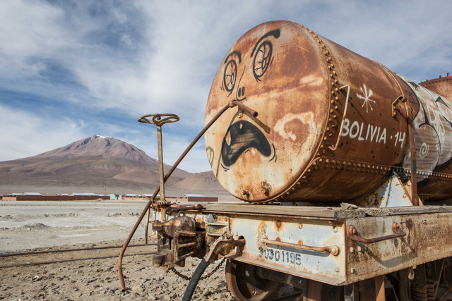 Train Graveyard, Uyuni Bolivia - Photo Print