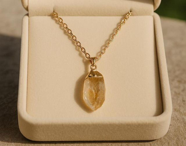 Citrine Necklace 