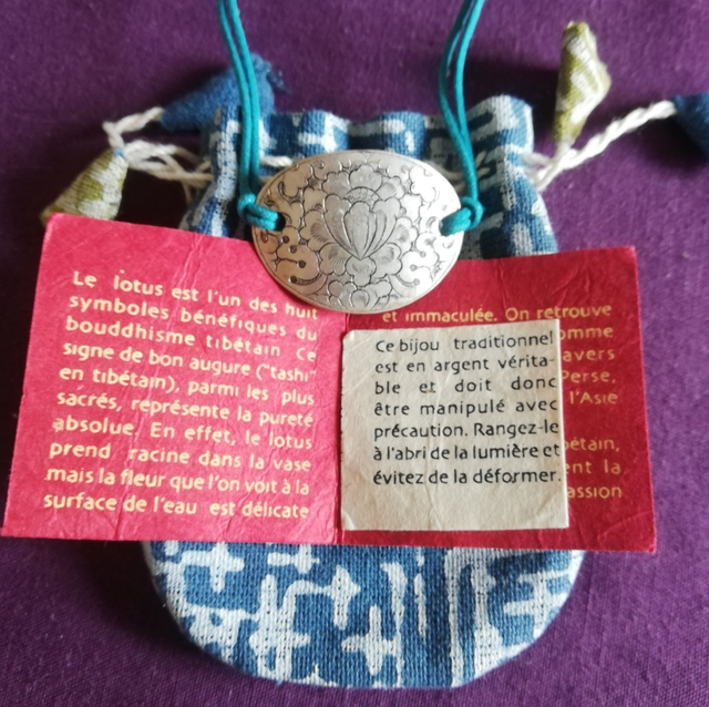 Bracelet Lotus en argent