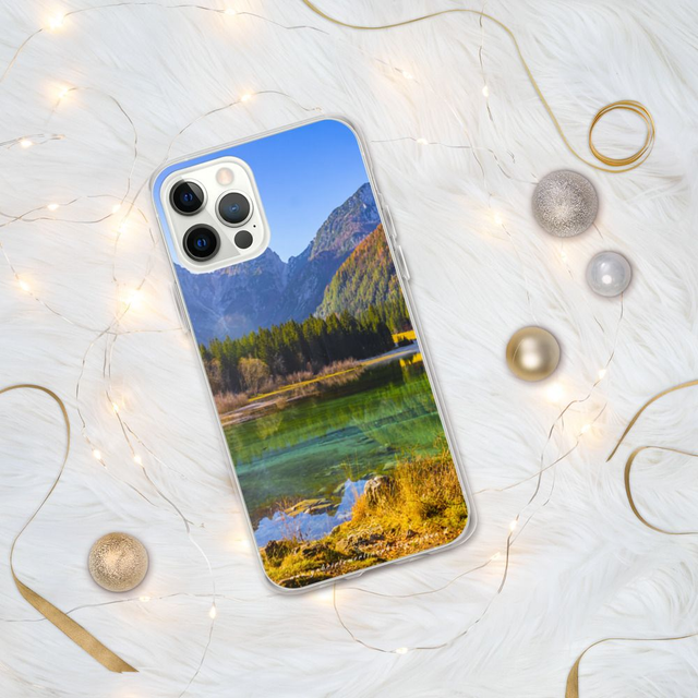  Cover per iPhone in silicone Laghi di Fusine summer 