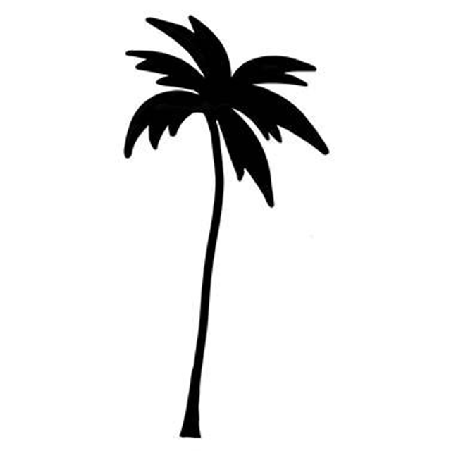 Stempel Palme 6x3cm