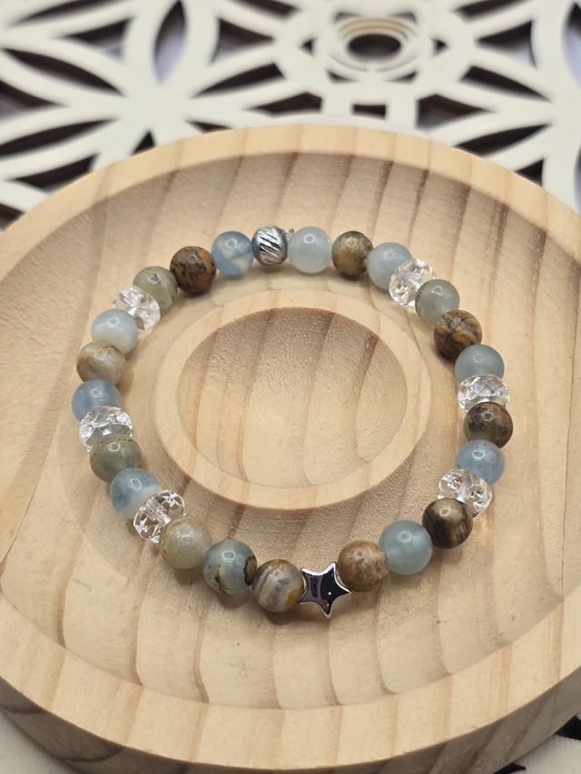 Bracelet enfant Calcite bleue 