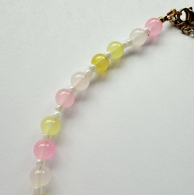 MIMI - Pastel Beaded and Pearl Choker Style Necklace