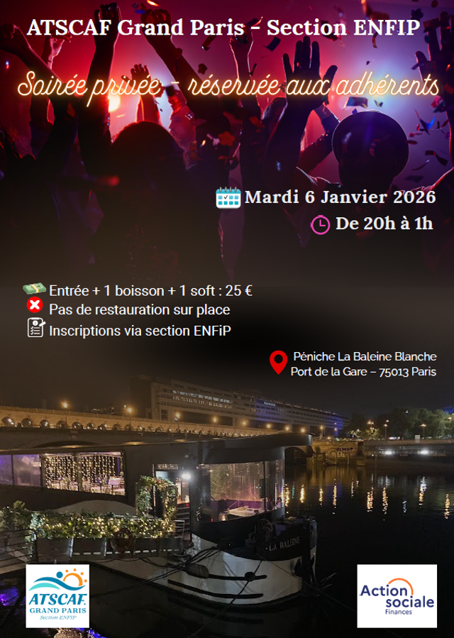 Soirée Privée AGP-Section ENFiP 06/01/2026