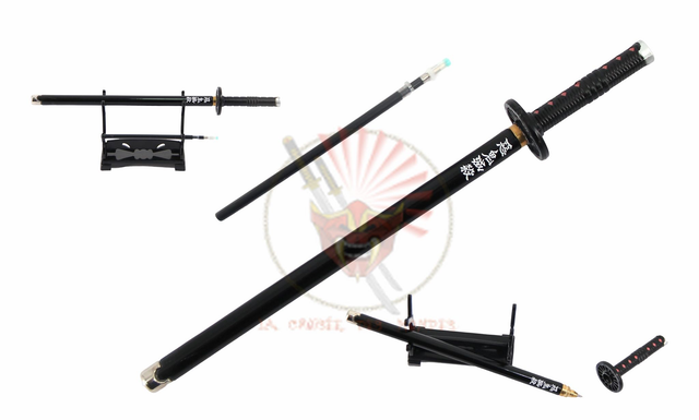 STYLO TANJIRO DEMON SLAYER + RECHARGE +SUPPORT 20CMS 