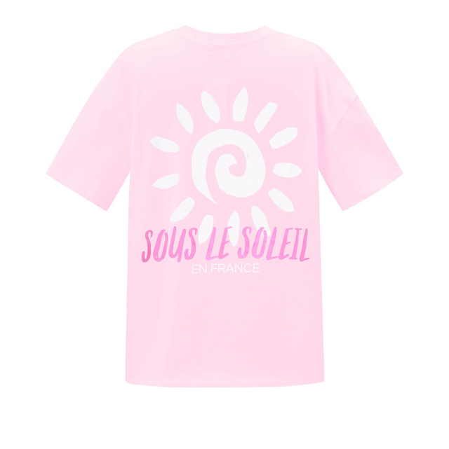 T-shirt sous le soleil roze