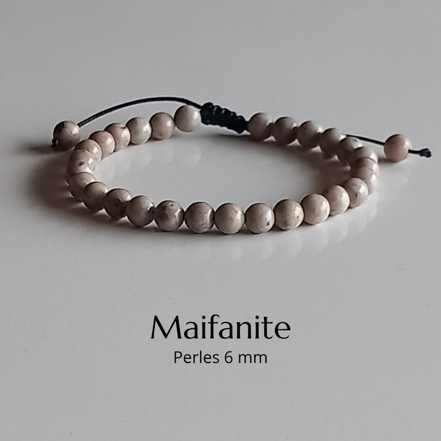 Bracelet ajustable en Maifanite