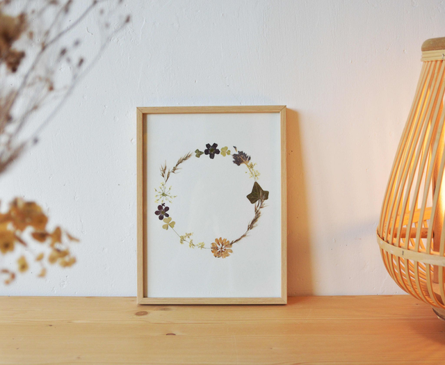 Tableau 18*24 cm - Herbier couronne