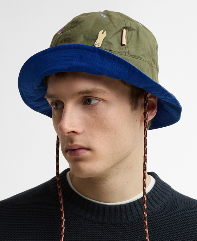 Barbour X Paul Smith 6 Panel Bucket Hat