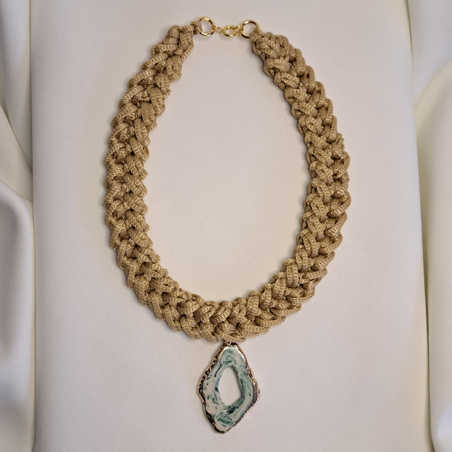 ogrlica Golden Knots