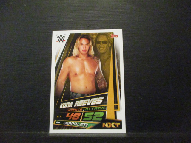 Kona Reeves - NXT Slam Attax Universe Original Trading Card #120