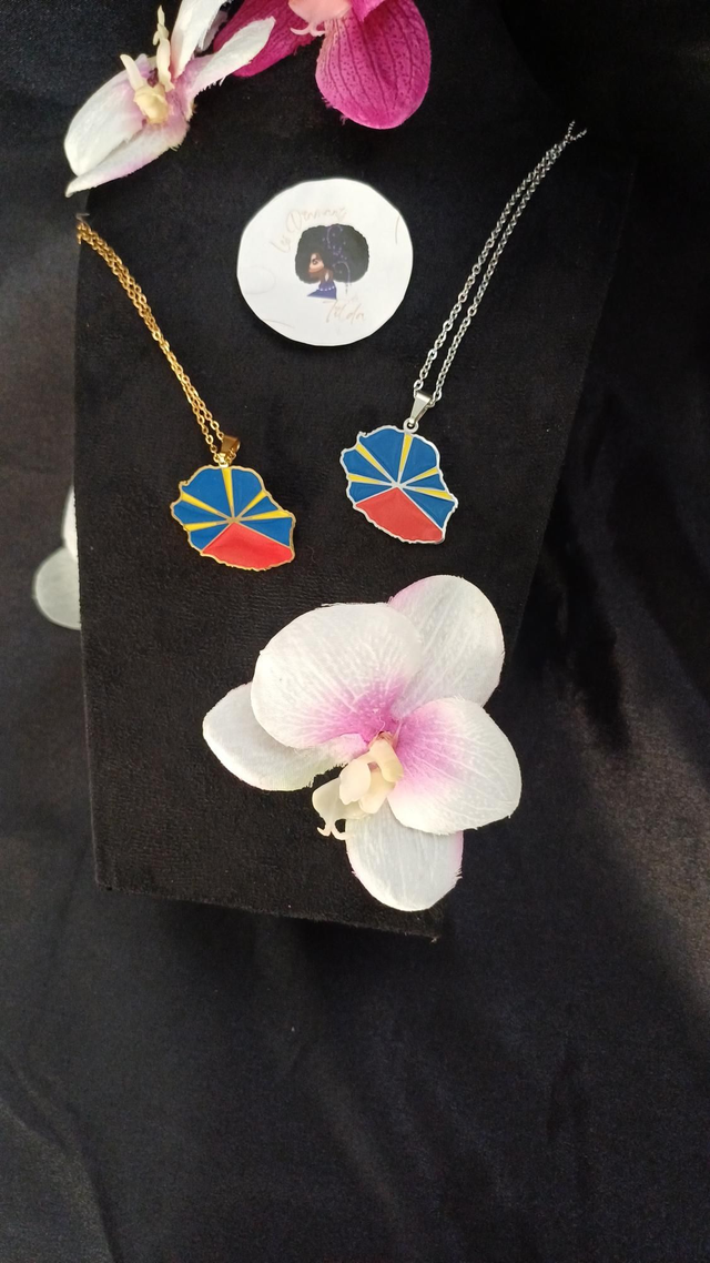 Chaîne drapeau de la Réunion mixte