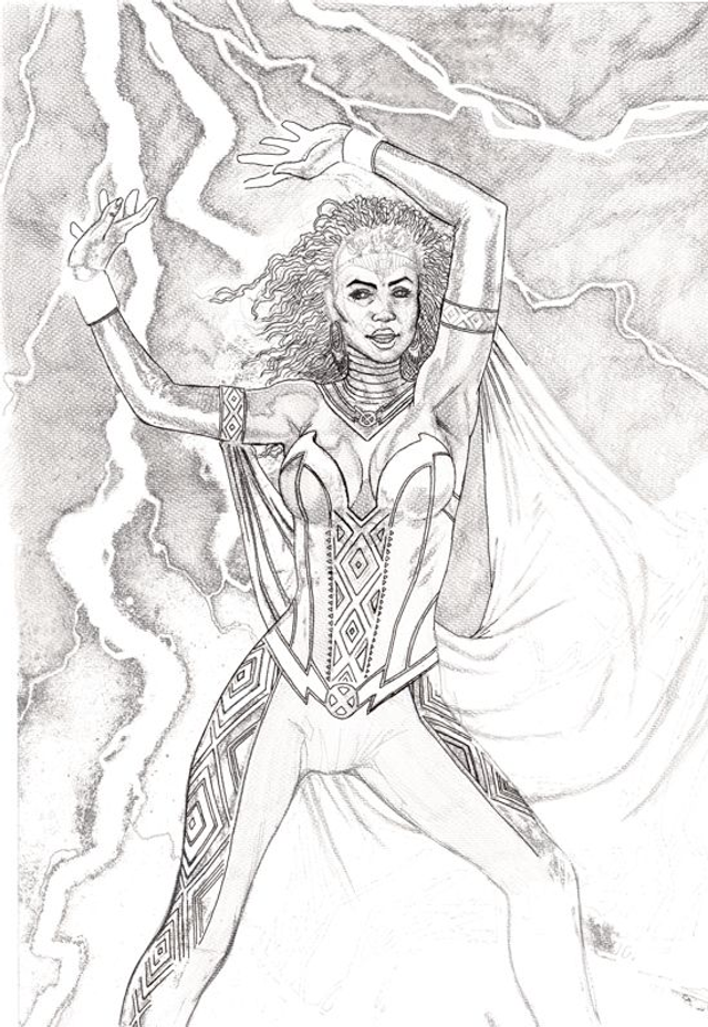 STORM AFRICAN STYLE - PENCIL