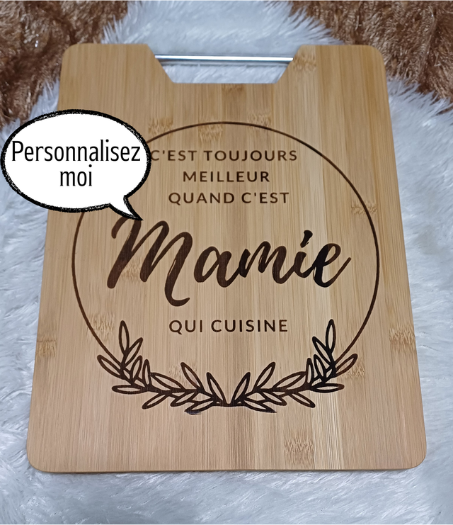 Planche à découper / planche apéro en bois gravure laser personnalisable - neuf / Cadeau fête, anniversaire, crémaillère, mariage