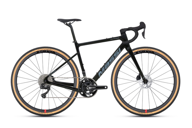 VELO MASSI ACROSS CARB.RACE GRX DI2 2X12 48 NOIR/ARGENT