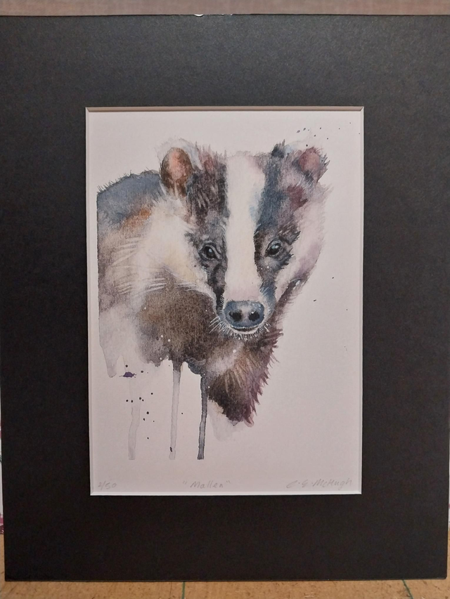 A5 mounted print "Mallen"