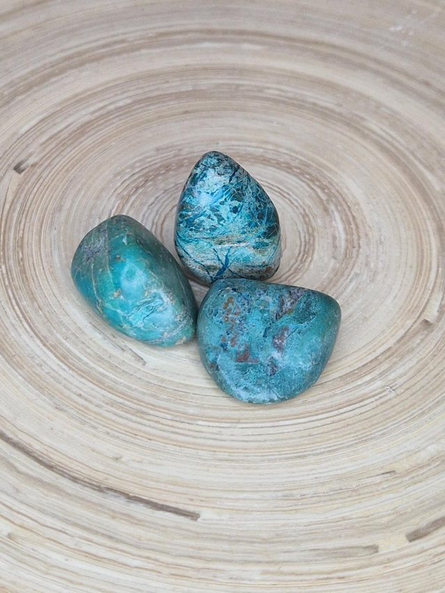 Chrysocolle - Pierre roulée