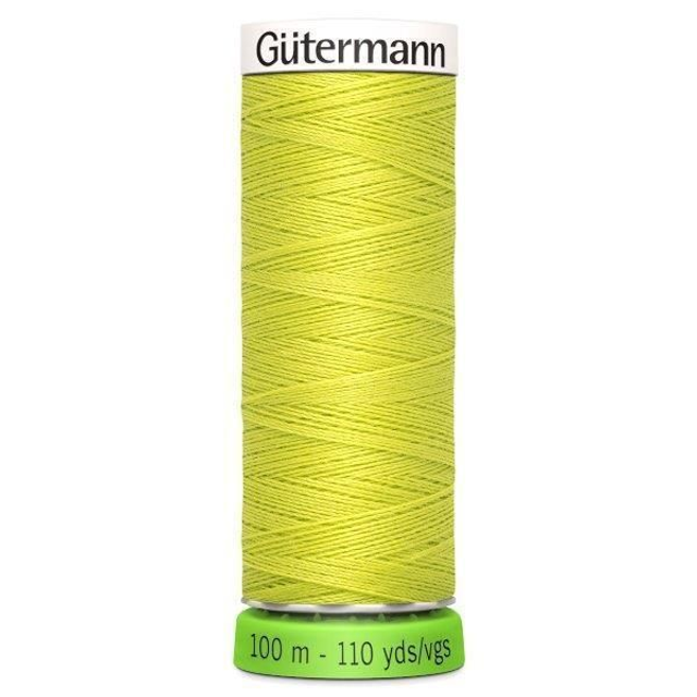 Gutermann Sew All Recycled rPET Thread 100m 334 - lime