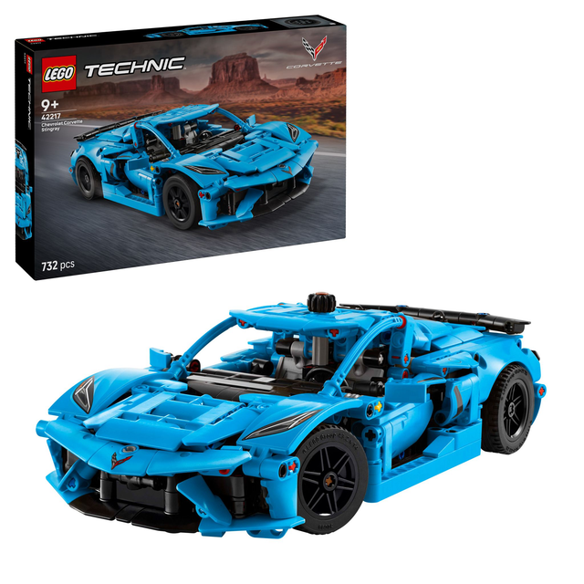 LEGO 42217 Technic Chevrolet Corvette Stingray in Blau