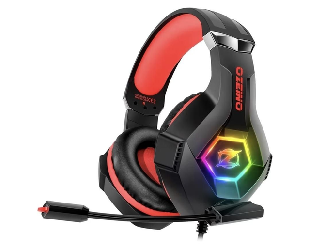 Cascos Gaming Ozeino Rojo
