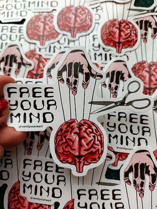 Free Your Mind Sticker