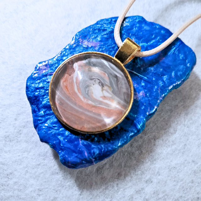 COPPER HAZE - Collier - Cordon beige