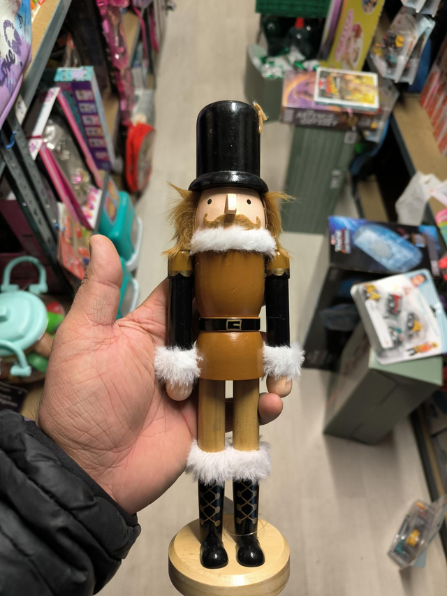 DÉCORATION DE NOËL SOLDAT BOIS 30 CM