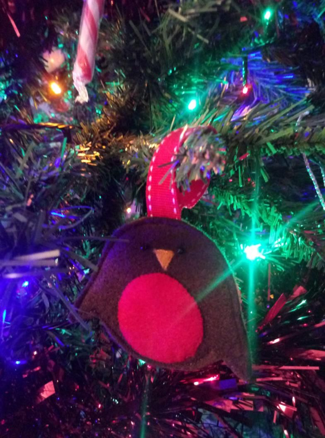 Robin Felt Decoration