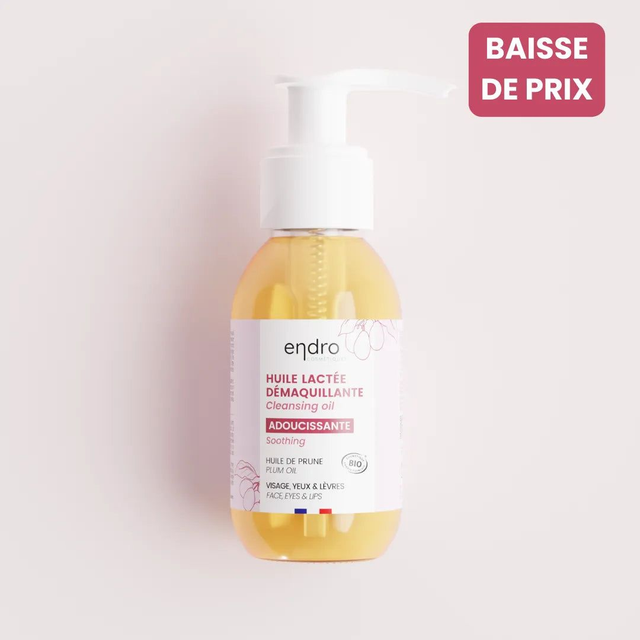 Huile Lactée Démaquillante Adoucissante Prune Endro - 100mL