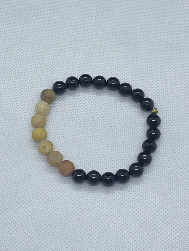 Amazonite et onyx.