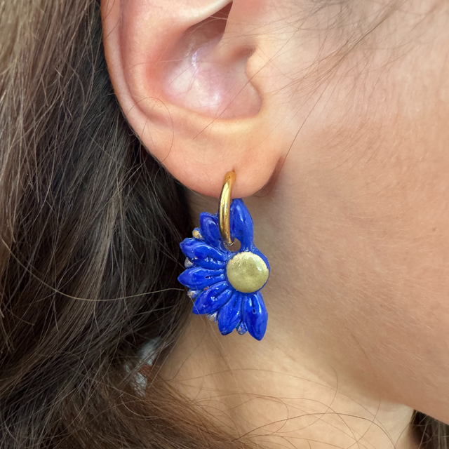 Pétalias Bleu dur et doré