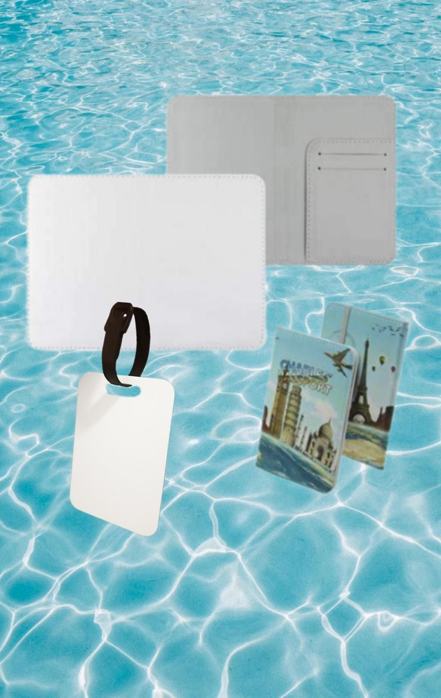 Custom passport holder and luggage tag