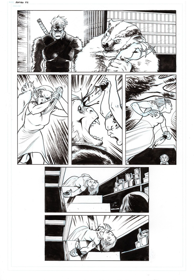 09/2025 - ThunderCats : Pumyra #1 Page 08 - ORIGINAL, A3 (11.7x16.5)