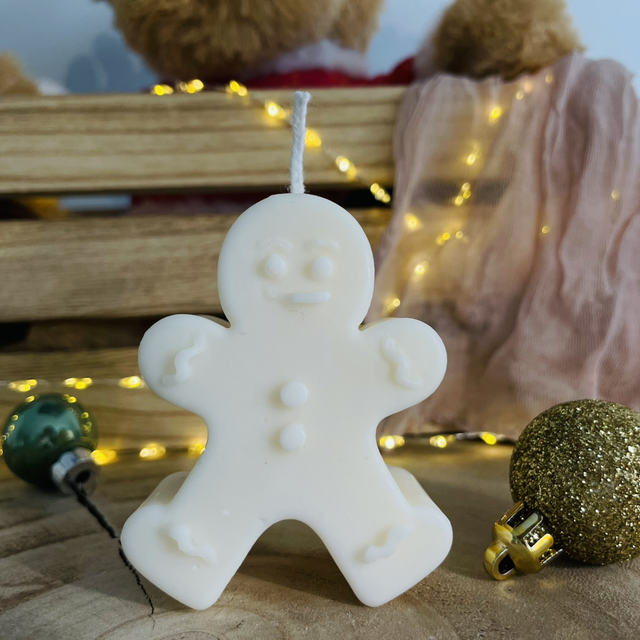 Bougie bonhomme de pain d’épices